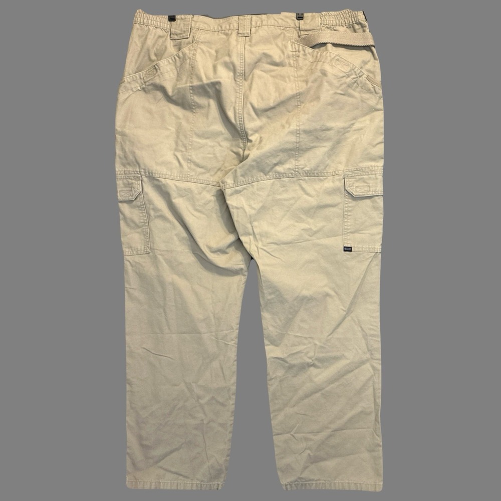 5.11 Tactical Cotton Canvas Cargo Pant Mens Size 44x32 Khaki Regular Fit 74251 - Picture 6 of 13